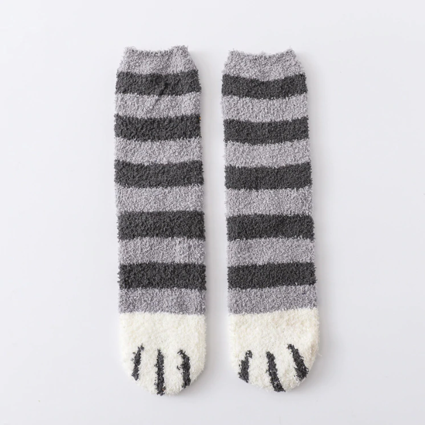 Winter Cat Claws Warm Sleep Floor Socks | Kalsten