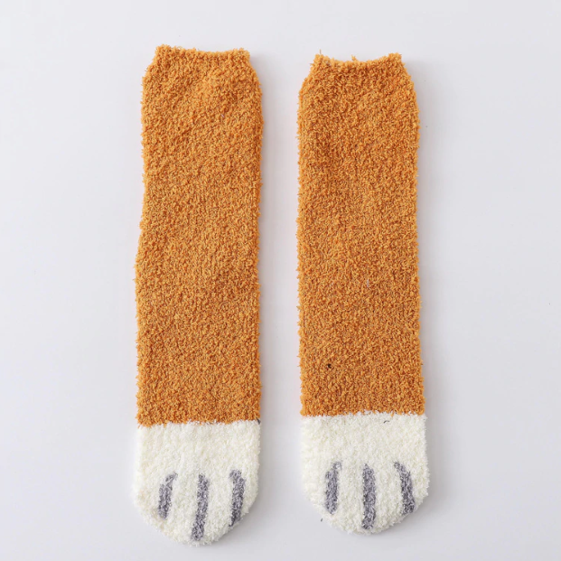 Winter Cat Claws Warm Sleep Floor Socks | Kalsten