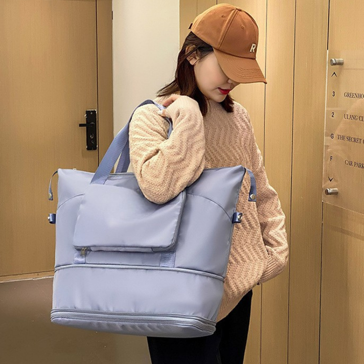 Women Large Travel Tote Bag | Lightweight Durable Weekend Bag Kalsten