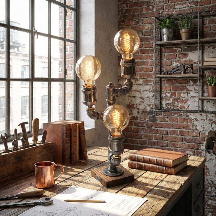 Wood Edison Table Lamp | Kalsten