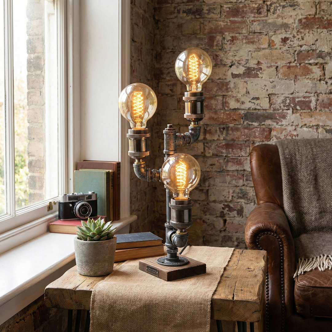 Wood Edison Table Lamp | Kalsten