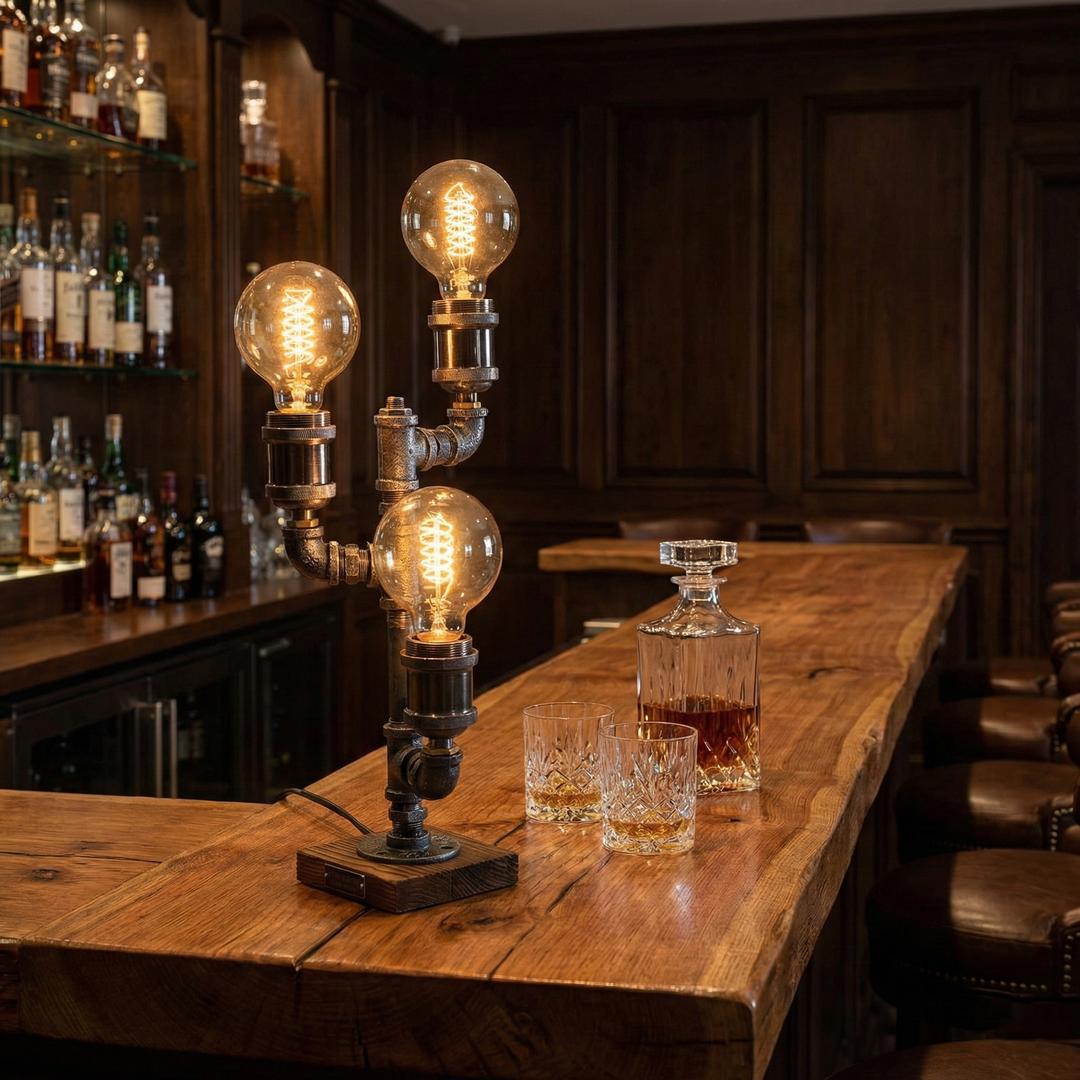 Wood Edison Table Lamp | Kalsten