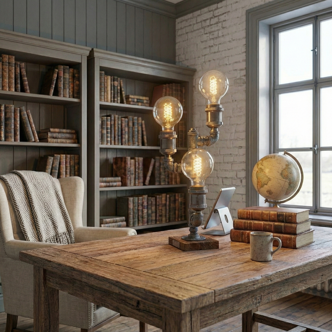 Wood Edison Table Lamp | Kalsten