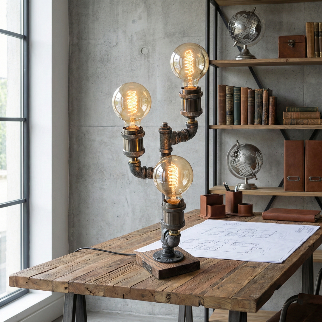 Wood Edison Table Lamp | Kalsten