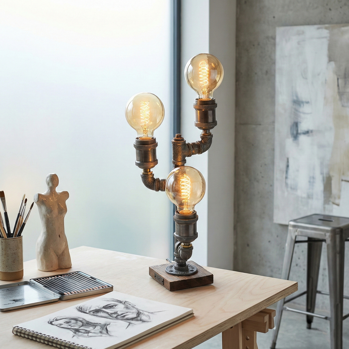 Wood Edison Table Lamp | Kalsten
