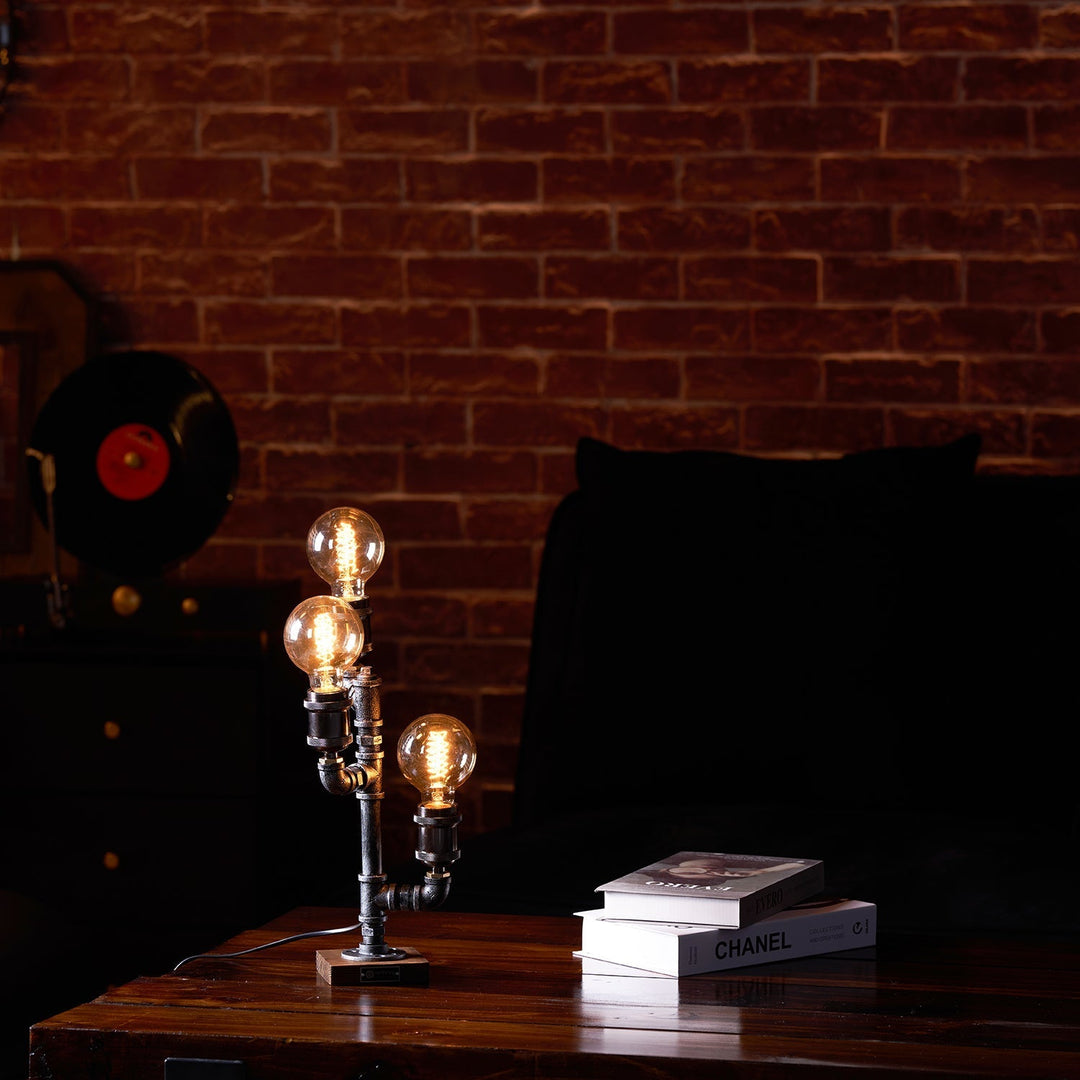 Wood Edison Table Lamp | Kalsten