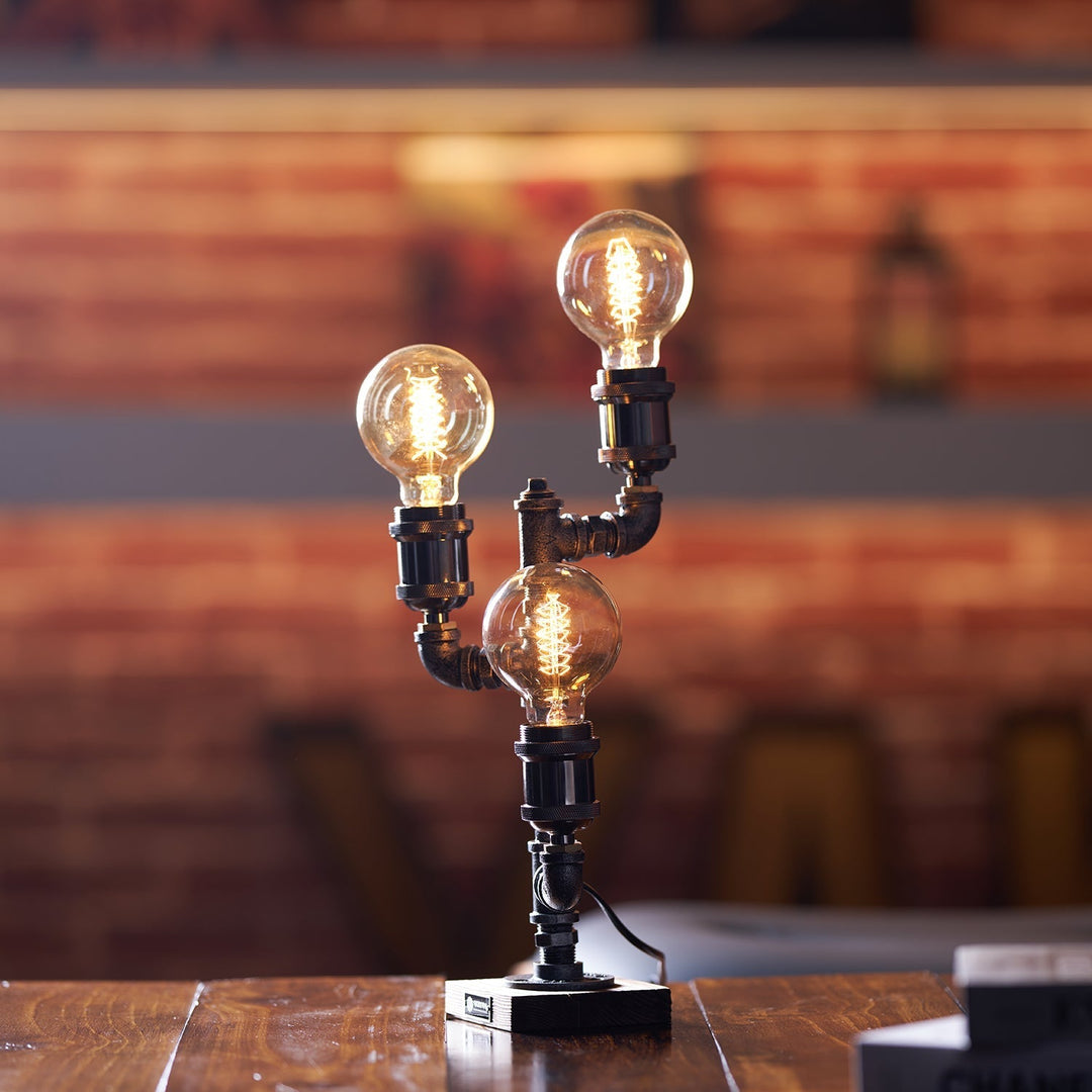 Wood Edison Table Lamp | Kalsten