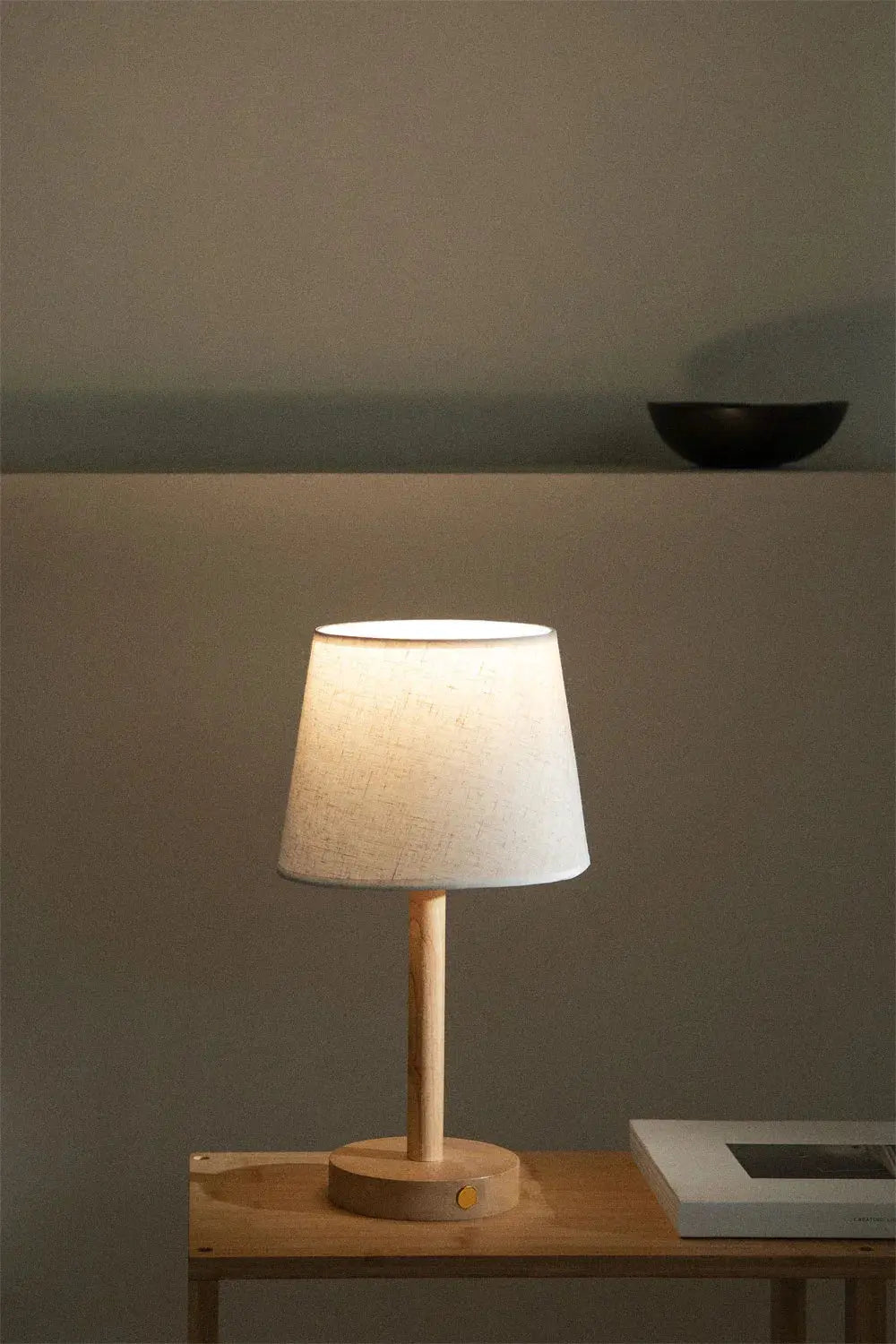 Wooden LED Night Light WoodGlow – Modern & Wireless Light Kalsten