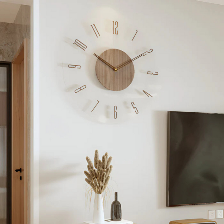 Kalsten | Wood Modern Silent Wall Clock