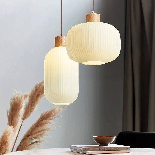 Vintage Lantern Glass Pendant Light | Kalsten