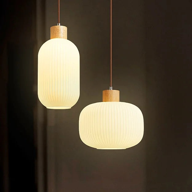 Vintage Lantern Glass Pendant Light | Kalsten