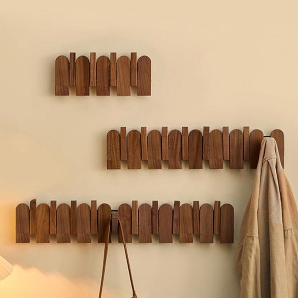 Kalsten | Piano Wooden Hook Wall Coat Rack