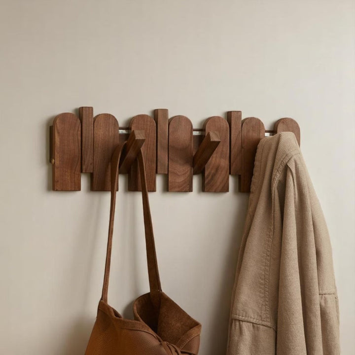 Kalsten | Piano Wooden Hook Wall Coat Rack