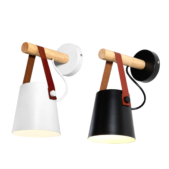 Wooden Conical Wall sconce Wall Light | Kalsten