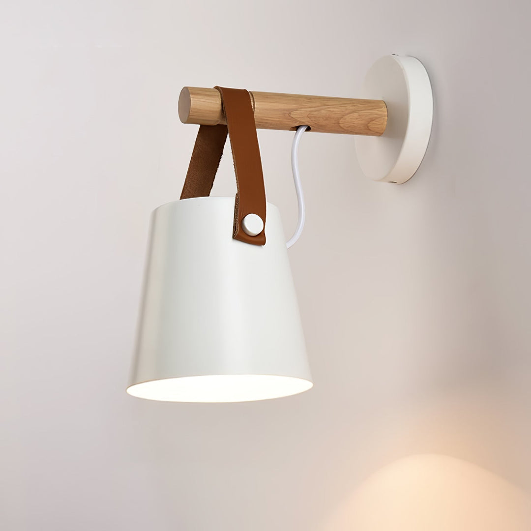 Wooden Conical Wall sconce Wall Light | Kalsten