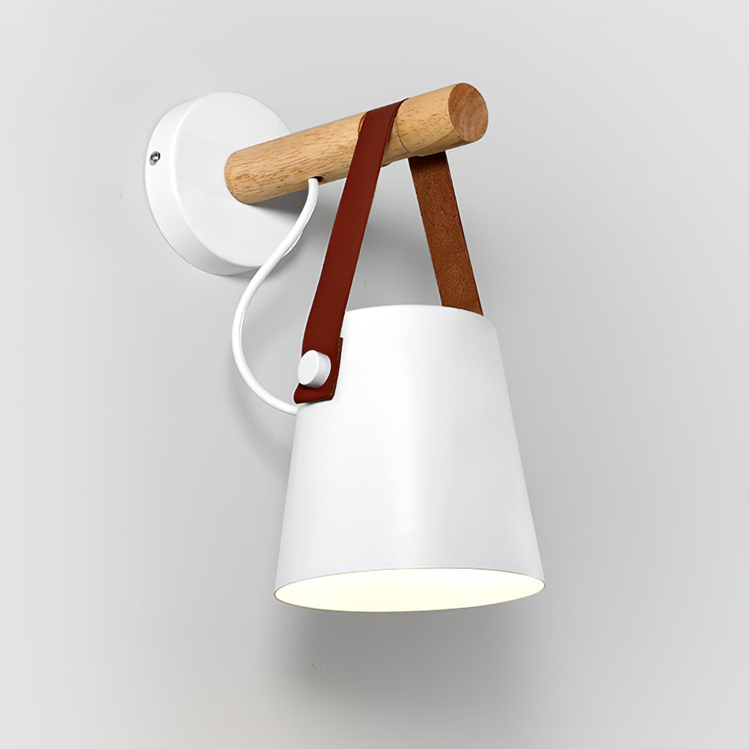 Wooden Conical Wall sconce Wall Light | Kalsten