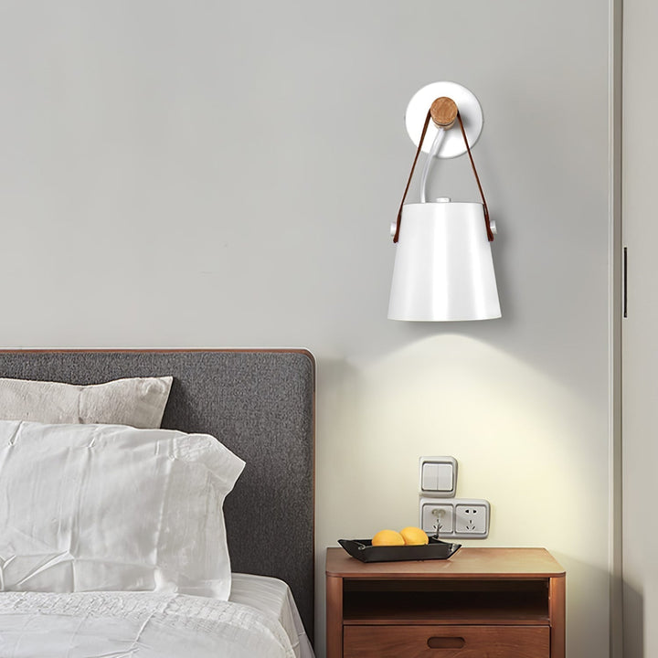 Wooden Conical Wall sconce Wall Light | Kalsten