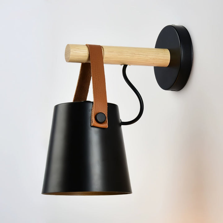 Wooden Conical Wall sconce Wall Light | Kalsten