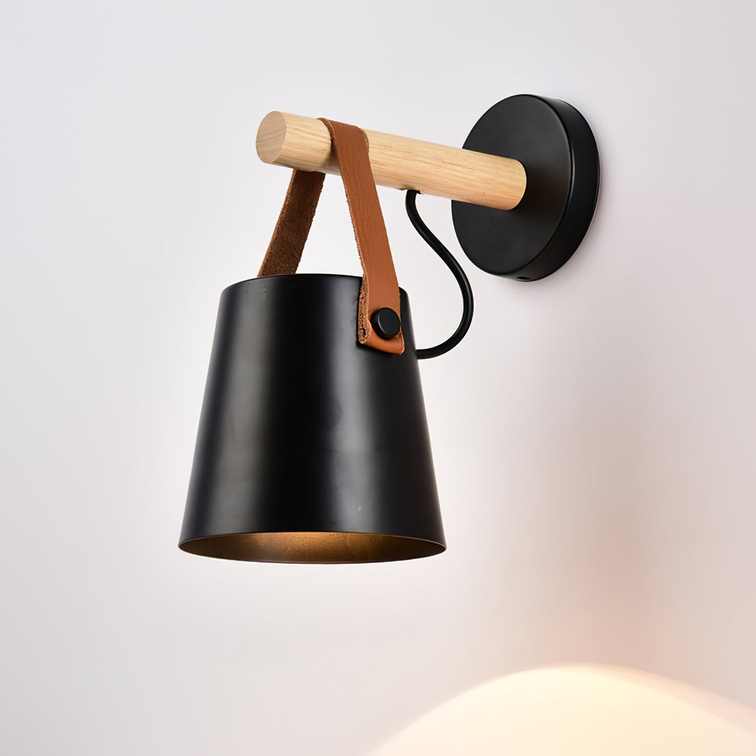 Wooden Conical Wall sconce Wall Light | Kalsten
