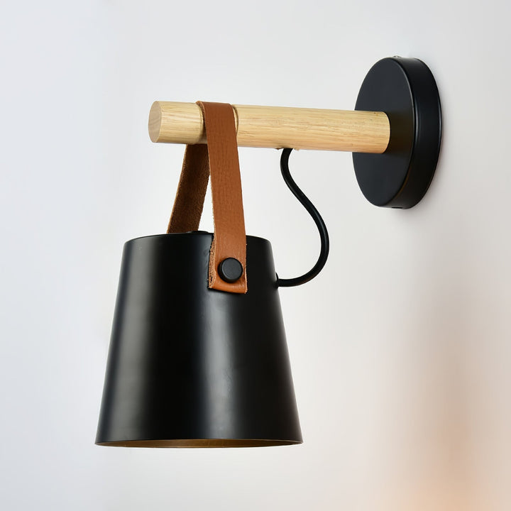 Wooden Conical Wall sconce Wall Light | Kalsten