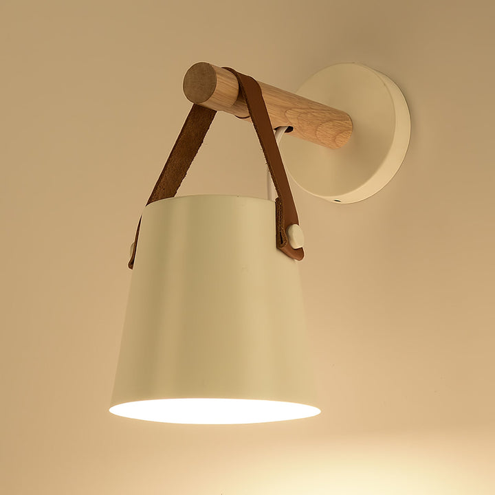 Wooden Conical Wall sconce Wall Light | Kalsten