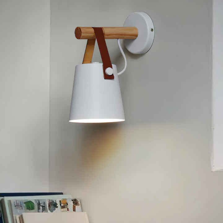 Wooden Conical Wall sconce Wall Light | Kalsten