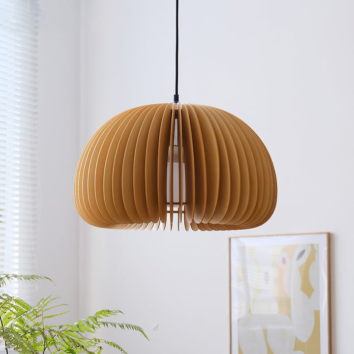 Wooden Pumpkin Ceiling light fitting Pendant Lamp | Kalsten