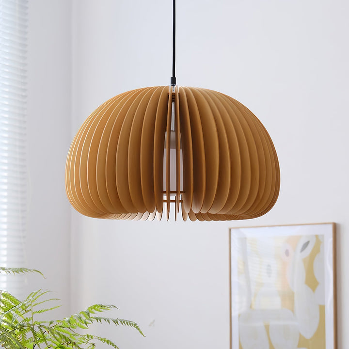 Wooden Pumpkin Ceiling light fitting Pendant Lamp | Kalsten