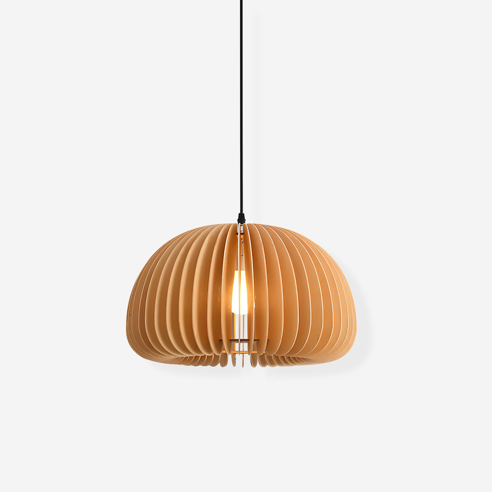Wooden Pumpkin Ceiling light fitting Pendant Lamp | Kalsten