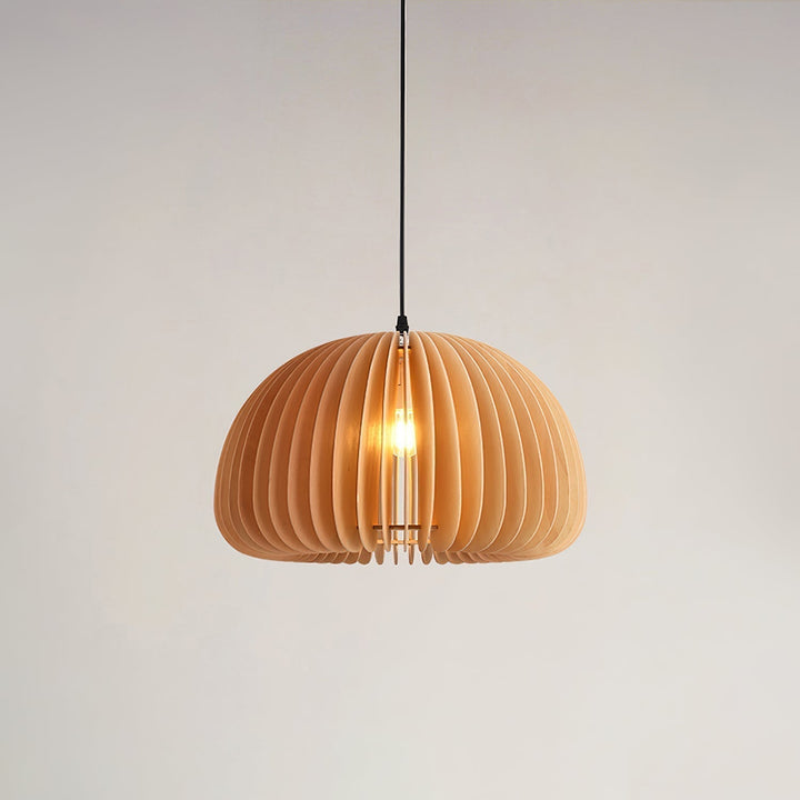 Wooden Pumpkin Ceiling light fitting Pendant Lamp | Kalsten