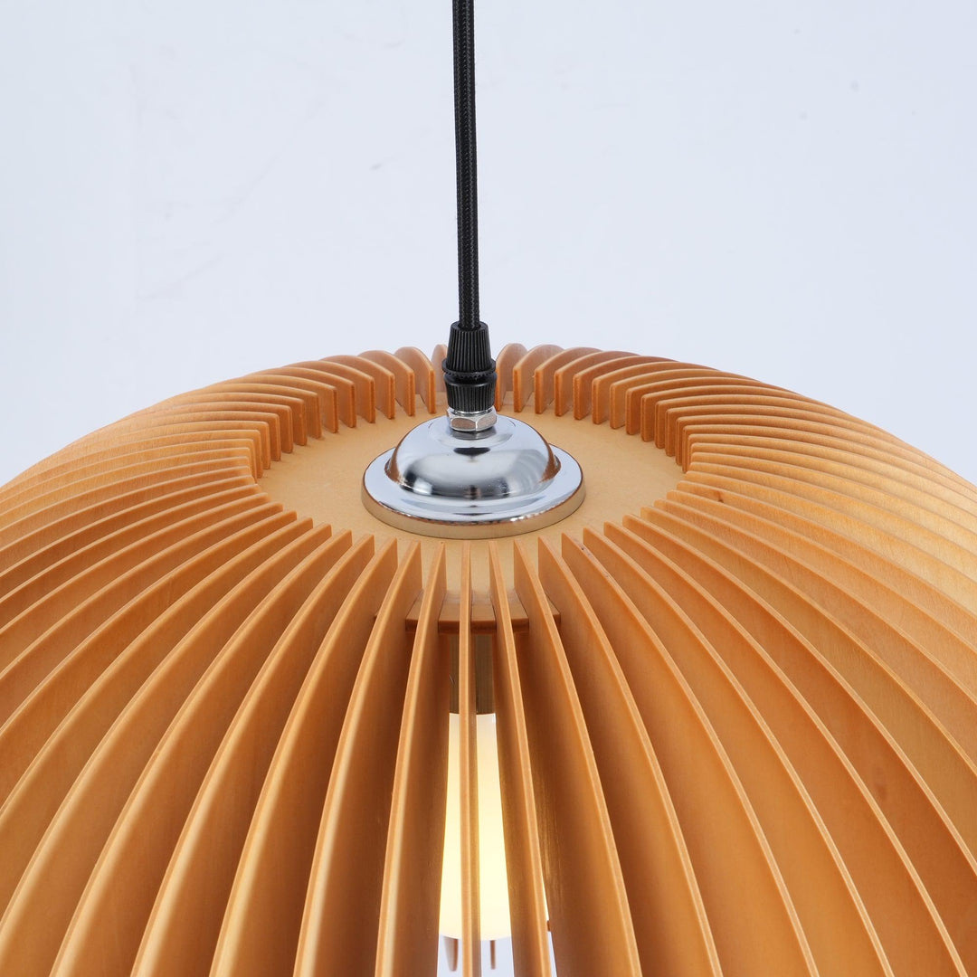 Wooden Pumpkin Ceiling light fitting Pendant Lamp | Kalsten