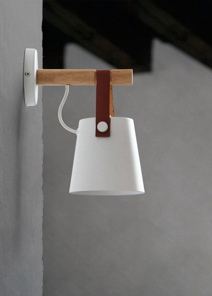 Wooden Conical Wall sconce Wall Light | Kalsten