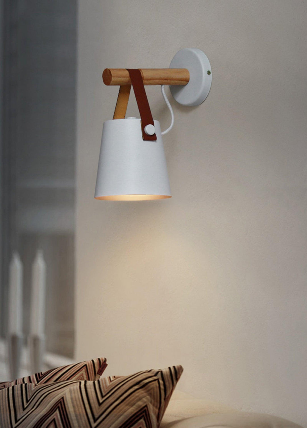 Wooden Conical Wall sconce Wall Light | Kalsten