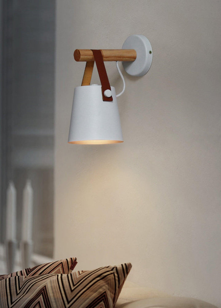Wooden Conical Wall sconce Wall Light | Kalsten