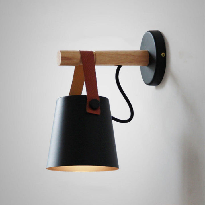 Wooden Conical Wall sconce Wall Light | Kalsten