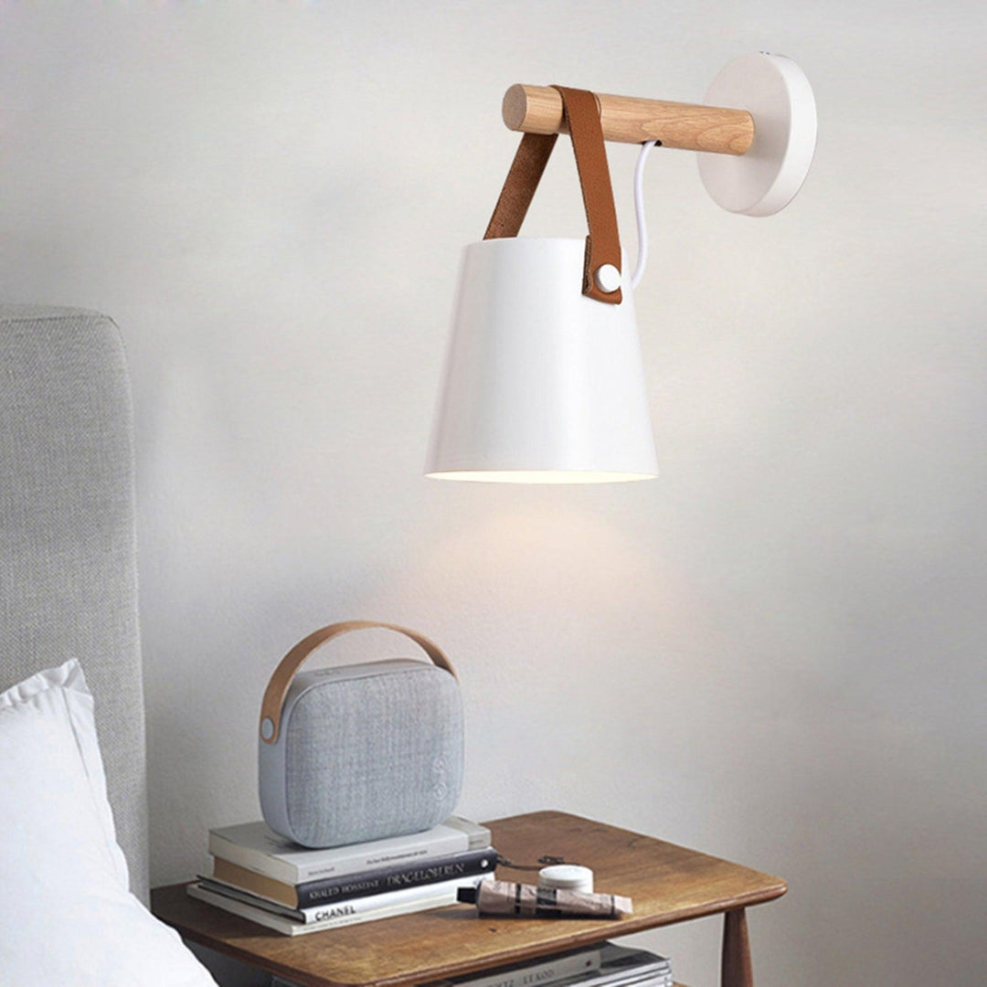 Wooden Conical Wall sconce Wall Light | Kalsten