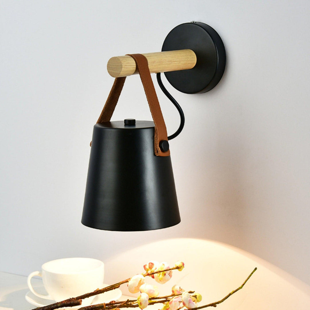 Wooden Conical Wall sconce Wall Light | Kalsten