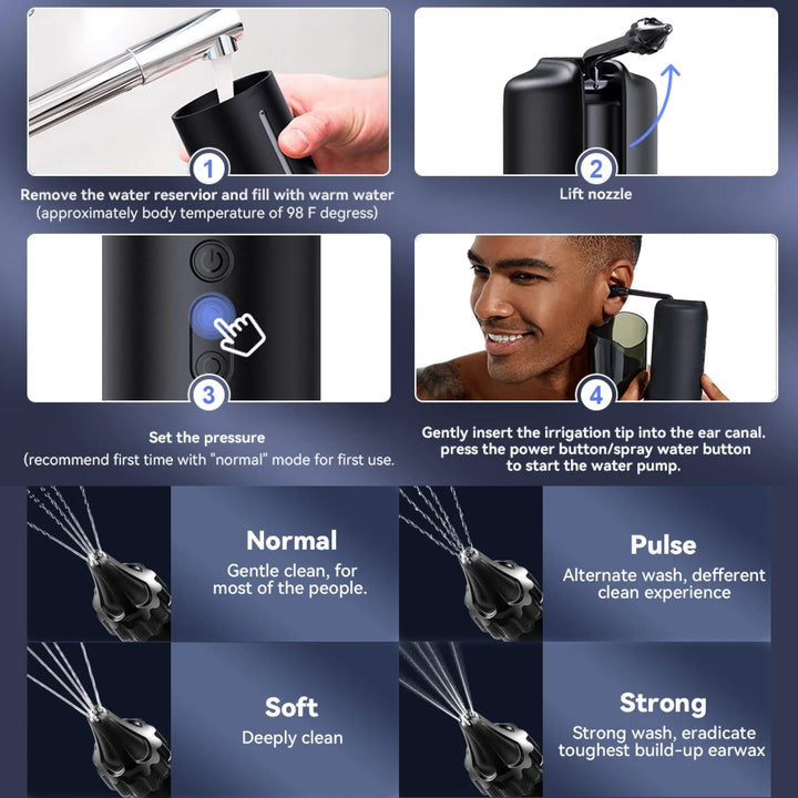 Kalsten | Wush Pro Ear Cleaner – Effective Ear Cleaning Solution for Cleaner, Healthier Ears
