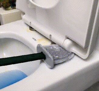 Kalsten | FlexiClean Toilet Brush – Hygienic Silicone Design for Easy Cleaning