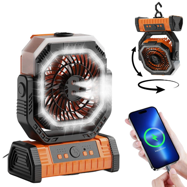 Rechargeable Outdoor Camping Fan Light | Kalsten