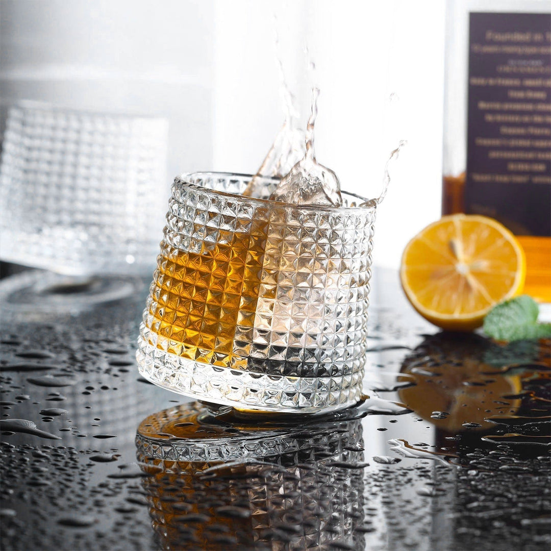 Kalsten | Rotatable Whiskey Tumbler Set