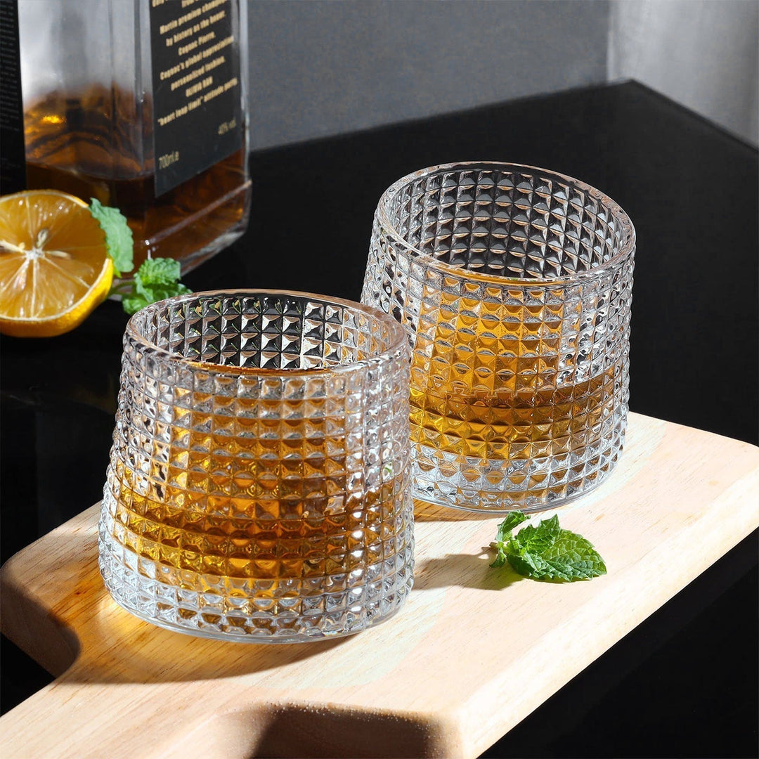Kalsten | Rotatable Whiskey Tumbler Set