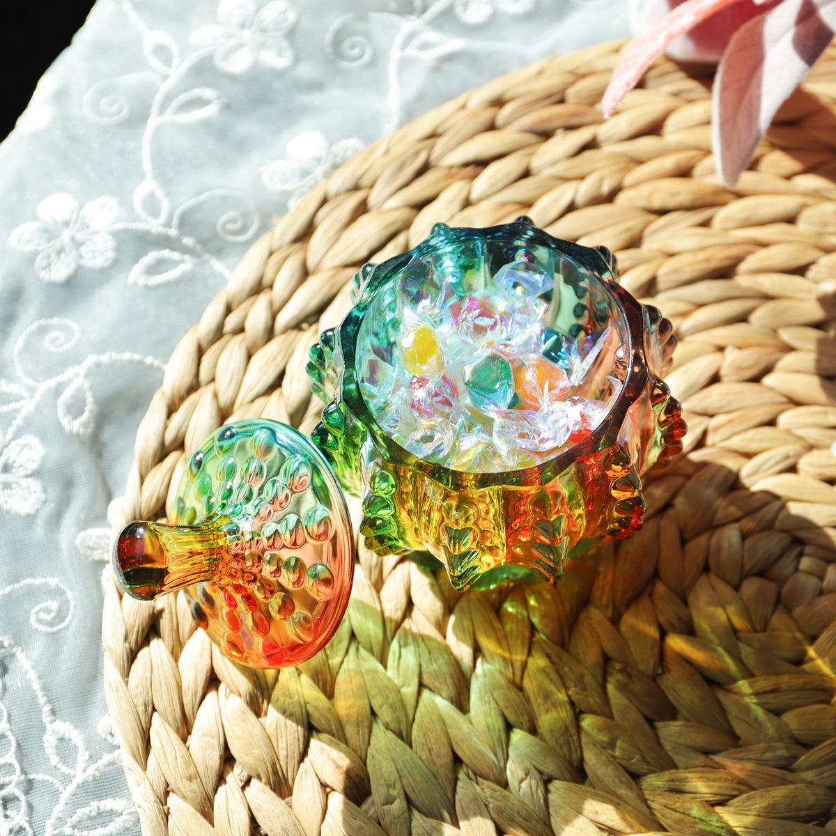 BowLift | Iridescent Sugar Bowl with Lid