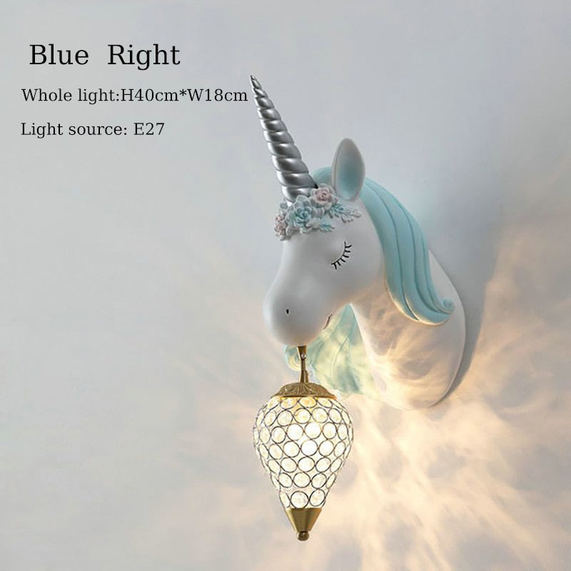 Kalsten | Magical Unicorn Wall Lamp for Children – Playful & Warm Light