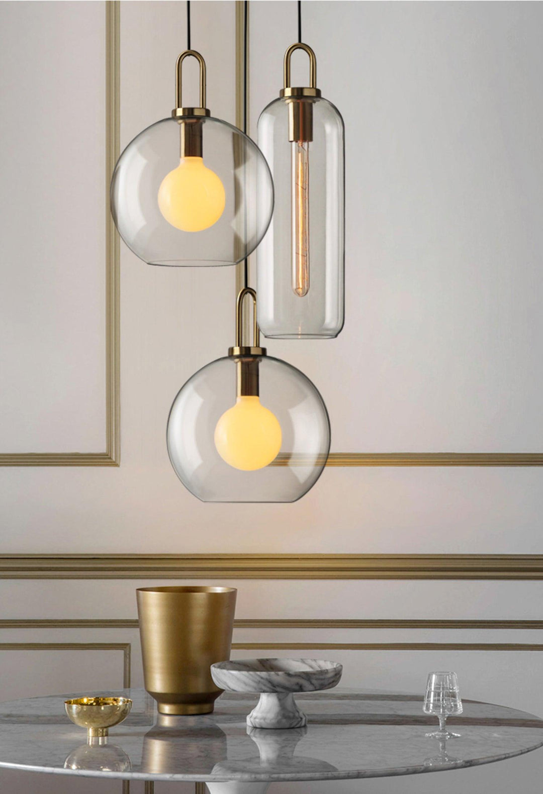Pendulum Glass Houselight Pendant Lamp | Kalsten
