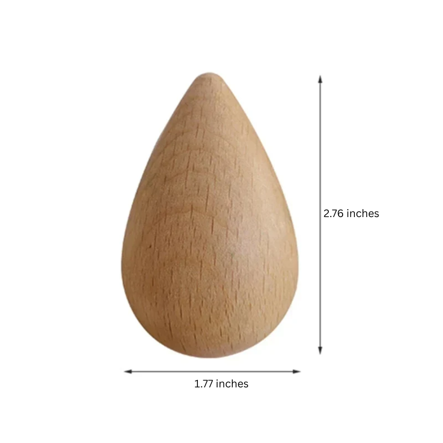 Kalsten | Beech Wood Water Drop Wall Coat Holder