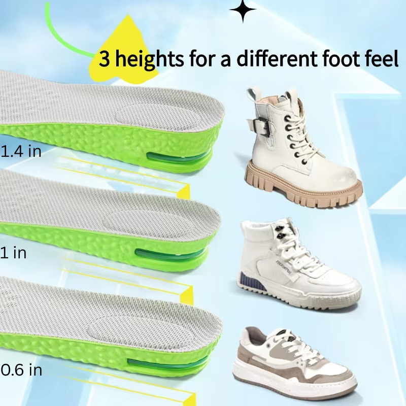 Kalsten | AirPlus Height Boosting Sports Insoles with Air Cushion Technology