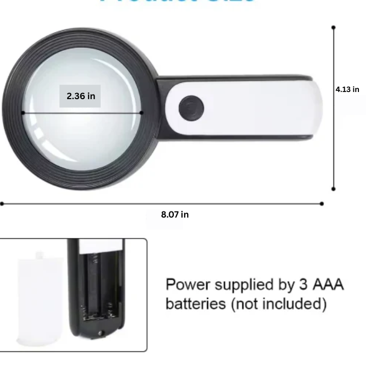 Kalsten | 30x Magnifying Glass for Seniors