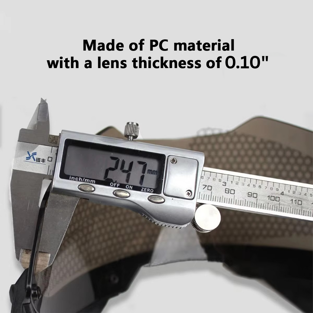 Kalsten | Adjustable Tactical Helmet with Anti-Fog Detachable Goggles