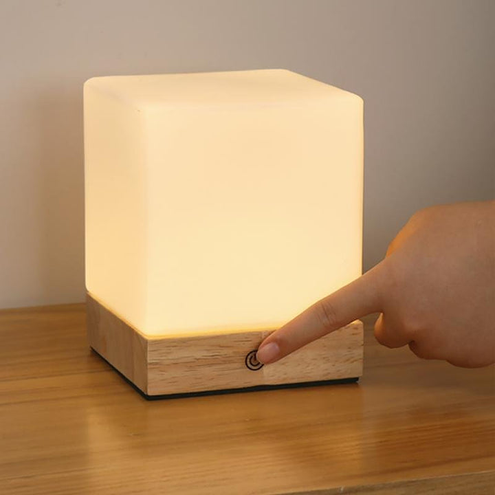 GlowCube Wireless LED Table Lamp – Modern and Energy Efficient Kalsten